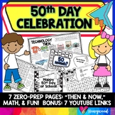 50th Day of School Activities : Then and Now , Math , Vide