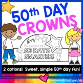 50th Day of School Crown / Hat ... Perfect craft activity 