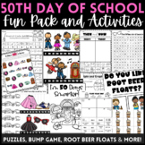 50th Day of School Fun Pack with Math and Literacy Activities