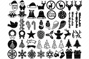 Download 51 Earring Svg Christmas Bundle Pendant Svg Jewelry Cut Files