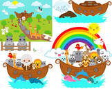 Noah's Ark ClipArt- Digital Clip Art 116