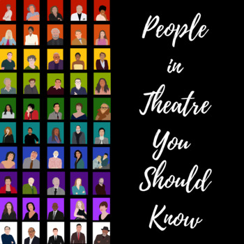 Preview of 51 People in Theatre Classroom Decor Printable Posters Full Set