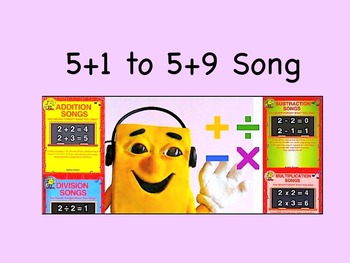 Preview of 5+1 to 5+9 mp4 Song Video from "Addition Songs" by Kathy Troxel / Audio Memory