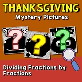 Dividing Fractions Thanksgiving Math 6th Grade Middle Scho