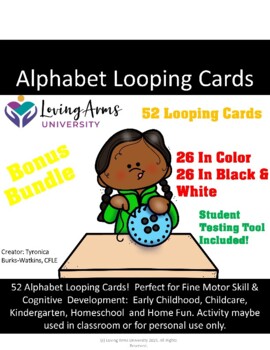 Preview of 52 Alphabet Looping Cards!