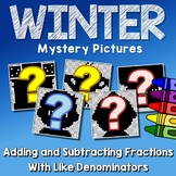 Winter Adding And Subtracting Fractions With Like Denomina