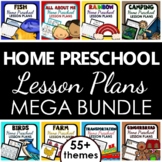55+ Home Preschool Lesson Plans Curriculum Mega Bundle