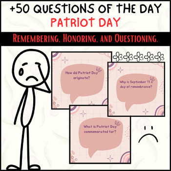 Preview of 55 Patriot Day Questions to Help Students Understand the Significance of 9/11