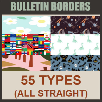 Preview of 55 Various Bulletin Borders (PRINTABLES)
