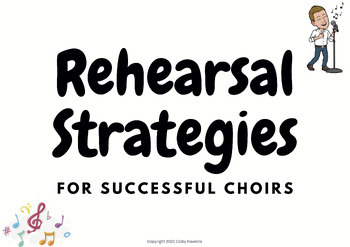 Preview of 56 Choral Rehearsal Strategy Cards and Instructions for Successful Choirs