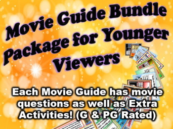 Preview of Movie Guides for PG & G Rated Films - Huge Movie Guide Bundle