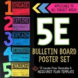 5E Science Bulletin Board Poster Kit and Lesson Plan Template