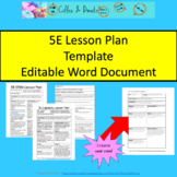 5E Lesson Plan Template