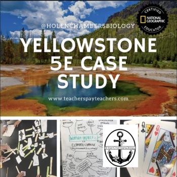 Preview of Biology - ECOLOGY: 5E Yellowstone Wolves Case Study BUNDLE