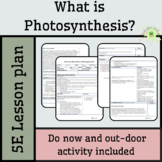 5E lesson Plan, What is Photosynthesis? (Editable)