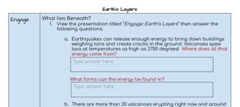 Preview of 5E on Earth's Layers