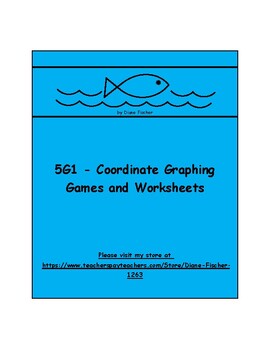 Preview of 5G1 - Coordinate Graphing - Games and Worksheets