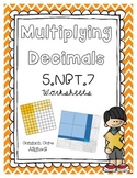 5.NBT.7 Multiplying Decimals Using Partial Product- Area Models