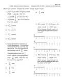 5.NF.1 & 5.NF.2 Add & Subtract Fractions ASSESSMENT Test