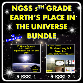 Preview of NGSS 5-ESS1-1 and NGSS 5-ESS1-2 5th Grade Science Bundle