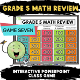 5TH Grade Math Review Power Point Game 7