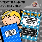5TH Grade Math 2016 Virginia SOL Interactive Notebook