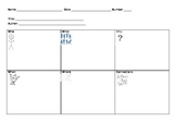 RL/RI3.1 5W Graphic Organizer with Illustrations & Connections
