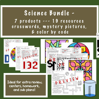 Preview of 5th/6th Grade Science Bundle - 19 resources
