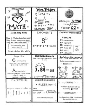 Preview of 5th-7th MATH Reference Notes TIFF