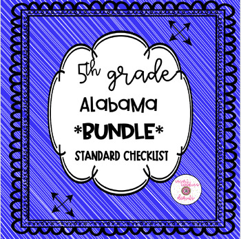 Preview of 5th-Fifth Grade Standard Checklist Bundle