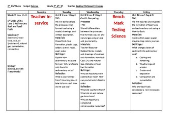 Preview of 3rd 6 Weeks Lesson Plans---Editable
