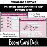 5th Grade/5.NBT.A.2 Patterns with Exponents and Powers of 