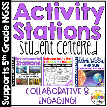 Preview of Science Activity Stations Bundle {NGSS Aligned}