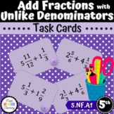 5th Grade Add Mixed Numbers with Unlike Denominators | Tas