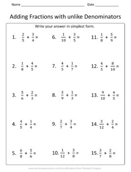 5th Grade Add Subtract Multiply and Dividing Fractions Worksheet ...