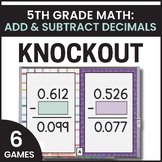 5th Grade Adding & Subtracting Decimals Games - 5th Grade 