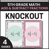 5th Grade Adding & Subtracting Fractions - 5th Grade Math Games