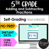 5th Grade Adding and Subtracting Fractions for Google Forms™
