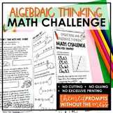 5th Grade Algebraic Thinking Math Review Challenge | Math 