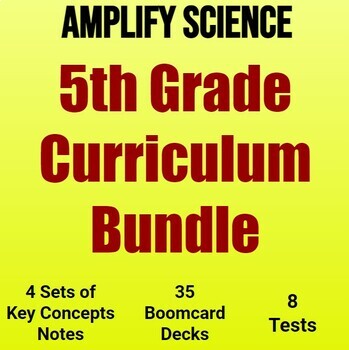 Preview of 5th Grade Amplify Science Bundle