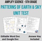 5th Grade Amplify Science: Patterns of Earth and Sky End o
