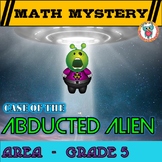 5th Grade Area Math Mystery Activity - Math Review Game