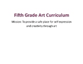 5th Grade Art Curriculum Map (16 maps)