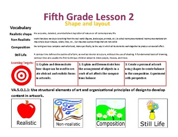Preview of 5th Grade Art Curriculum Maps, Editable Publisher files (16 maps)