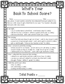 5th Grade Back to School Activities- Fresh and Engaging | TpT