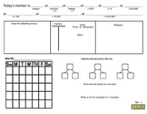 4th/5th Grade Common Core Math Calendar:  Concepts & Numbe