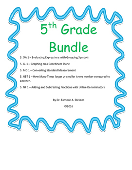 Preview of 5th Grade Bundle
