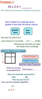 Preview of 5th Grade CC Math Module 2 Topic C Lessons 10-12