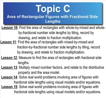 Preview of 5th Grade CC Math Module 5 Topic C Lessons 10-15