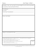 5th Grade CCLS Exit Tickets - 23 exit tickets included